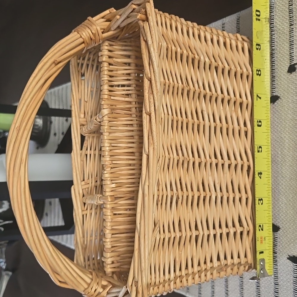 Crate & Barrel Wicker Basket - Picture 8 of 8